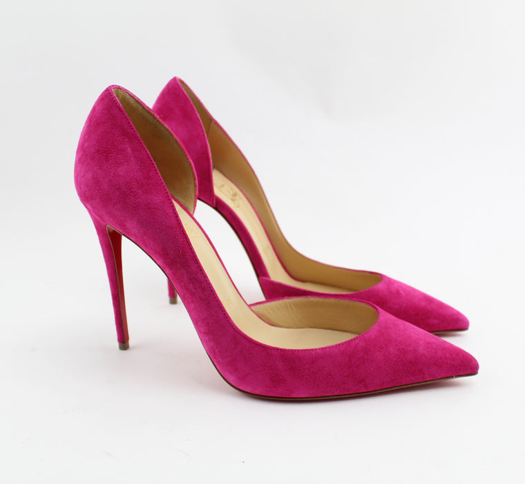 CHRISTIAN LOUBOUTIN IRIZA ROSA 100mm SIZE 39 - LuxurySnob
