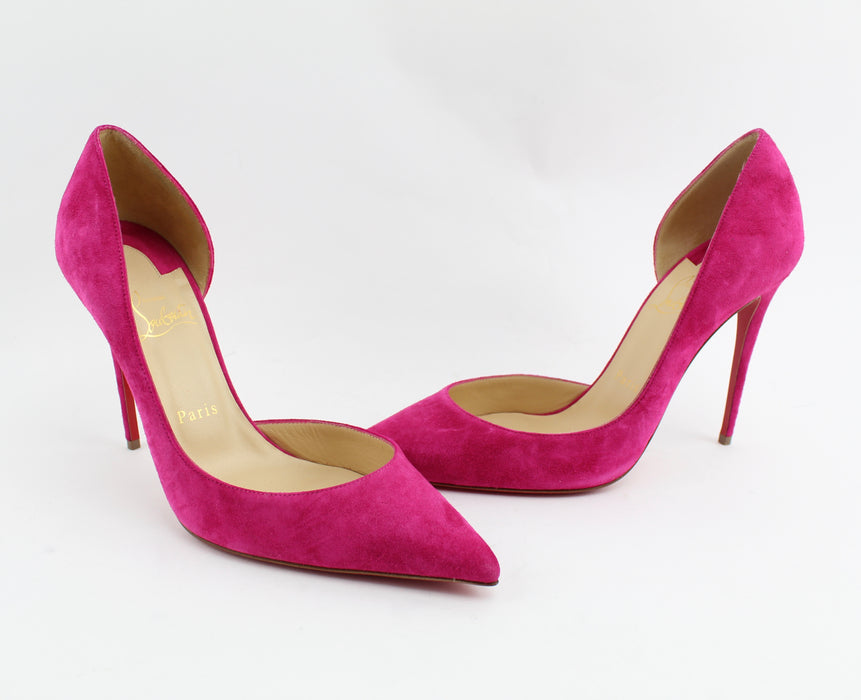 CHRISTIAN LOUBOUTIN IRIZA ROSA 100mm SIZE 39 - LuxurySnob