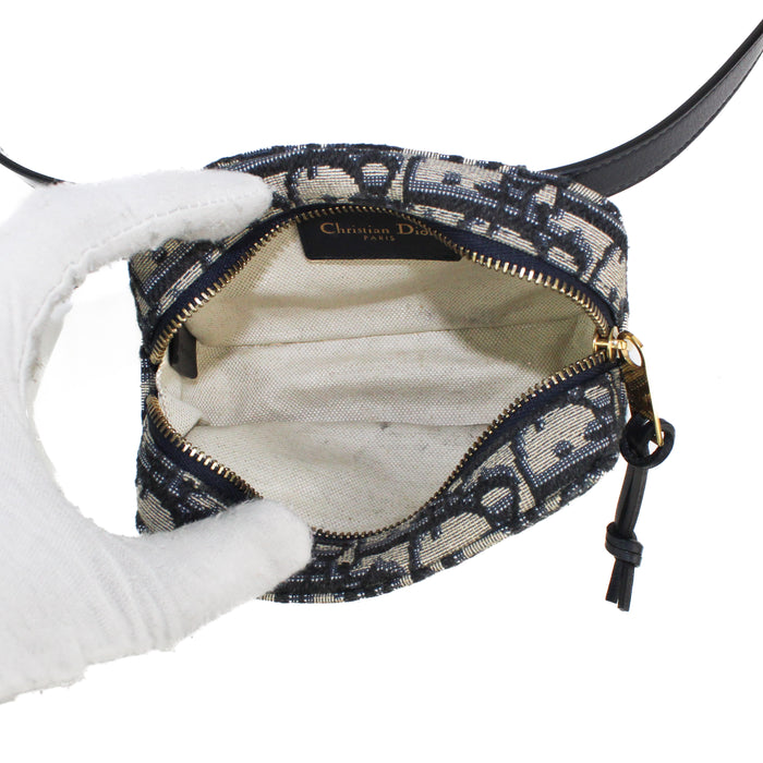 Dior Blue Oblique Belt Pouch