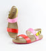 FENDI TRICOLOR DOUBLE-BAND FLAT PATENT SANDAL SIZE 40 - LuxurySnob