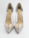 CHRISTIAN LOUBOUTIN DEGRASTRASS CLEAR EMBELLISHED PUMP SIZE 39.5 - LuxurySnob