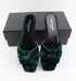 SAINT LAURENT TRIBUTE  FLAT SANDALS SIZE 38.5 - LuxurySnob