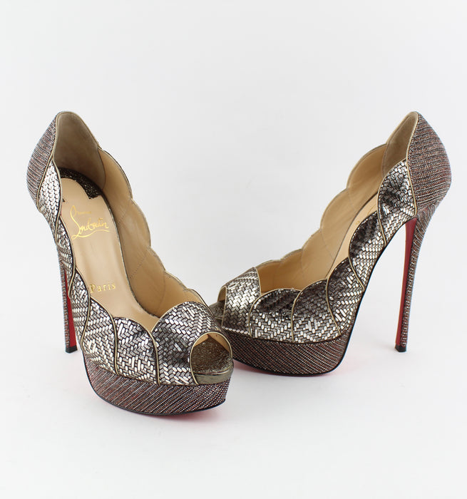 CHRISTIAN LOUBOUTIN TORSATOE 150 SIZE 37.5 - LuxurySnob