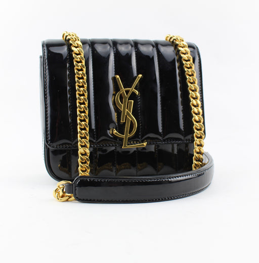 SAINT LAURENT VICKY MONOGRAM SMALL CROSSBODY BAG - LuxurySnob