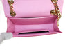 Dolce & Gabbana Polished Calfskin 3.5 Phone Bag in Pink