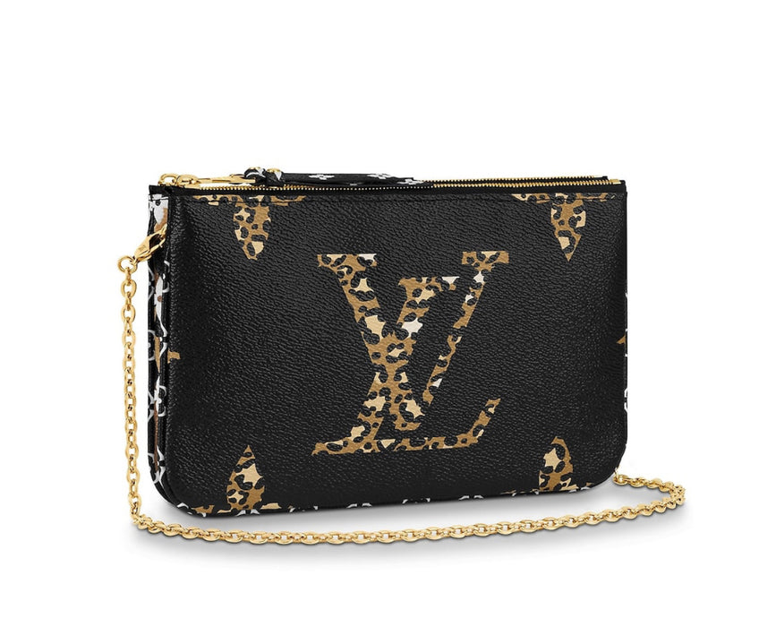 LOUIS VUITTON POCHETTE DOUBLE ZIP BAG - LuxurySnob