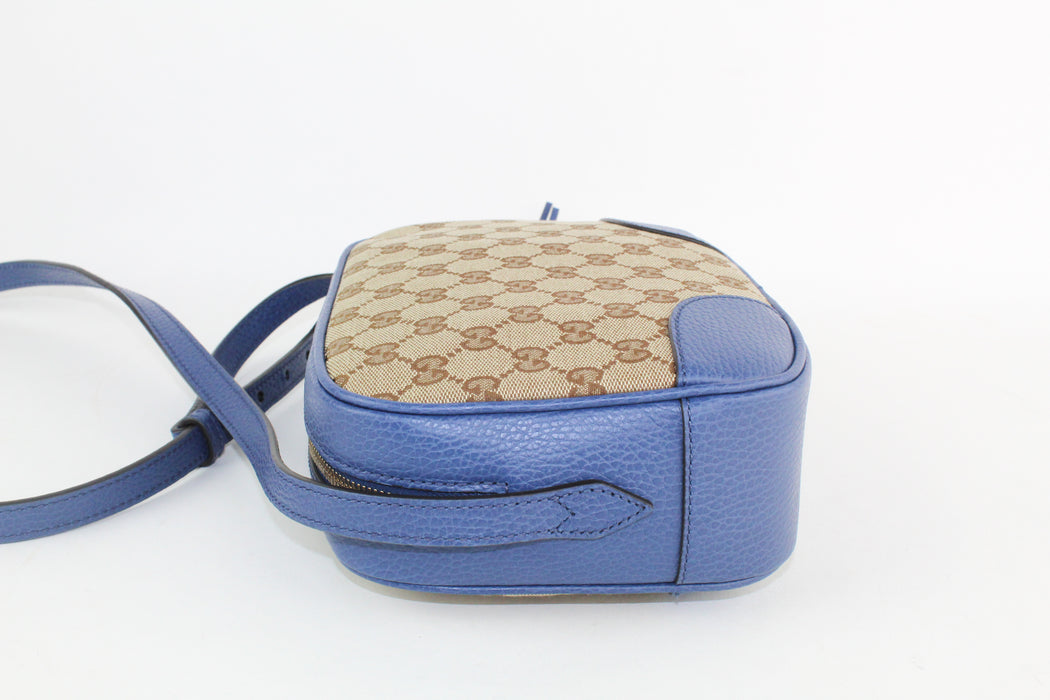 Gucci GG Canvas Bree Bag in Blue
