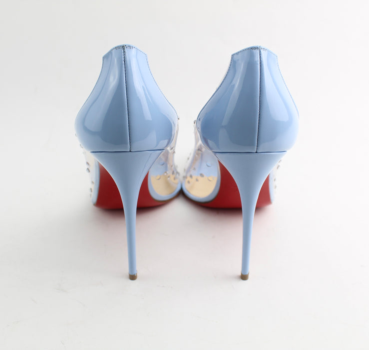 CHRISTIAN LOUBOUTIN DEGRASTRASS PVC 100MM SIZE 40 - LuxurySnob