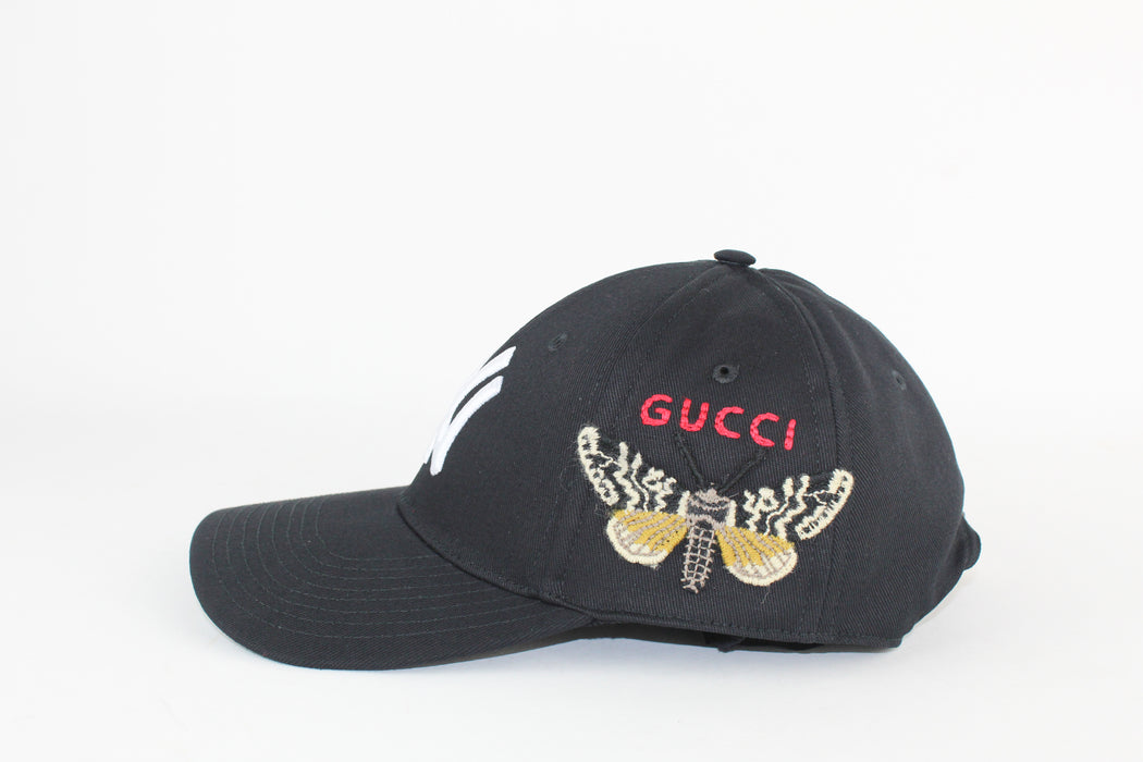 Gucci Yankees Butterfly-Patch Baseball Cap