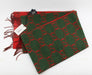 GUCCI RED AND GREEN WOOL SCARF