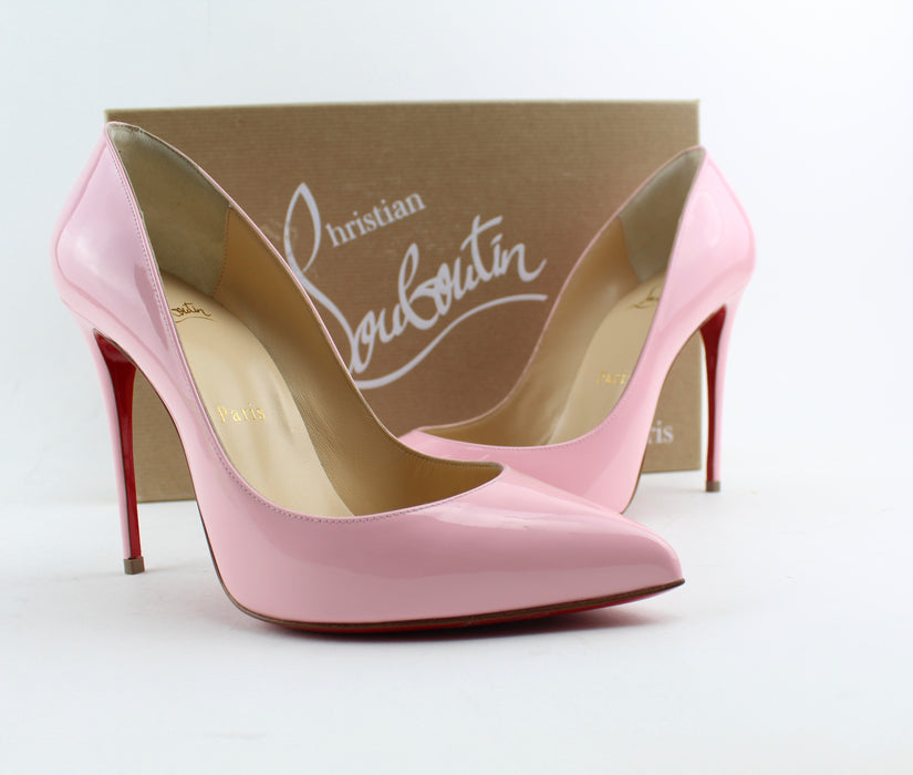 CHRISTIAN LOUBOUTIN PIGALLE FOLLIES 100MM SIZE 36.5 - LuxurySnob