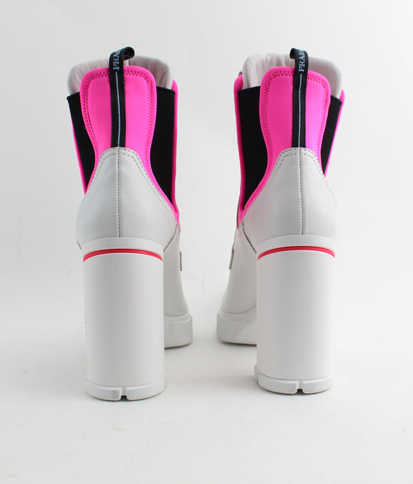 PRADA LACE UP CHUNKY BOOTIES - LuxurySnob