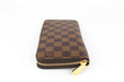 Louis Vuitton Zippy Wallet in Brown Damier Ebene