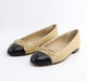 CHANEL BALLET FLATS SIZE 37.5 - LuxurySnob