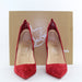 CHRISTIAN LOUBOUTIN VICTORINA 100MM VEAU VELOURS SIZE 38 - LuxurySnob