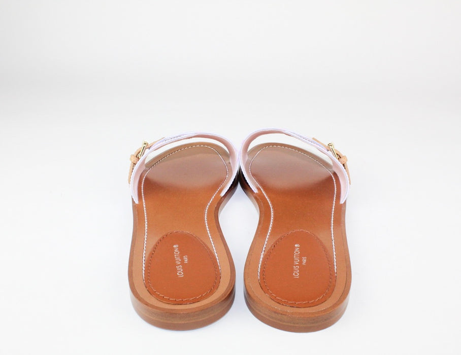 Louis Vuitton Lock It Flat Mule in Light Pink