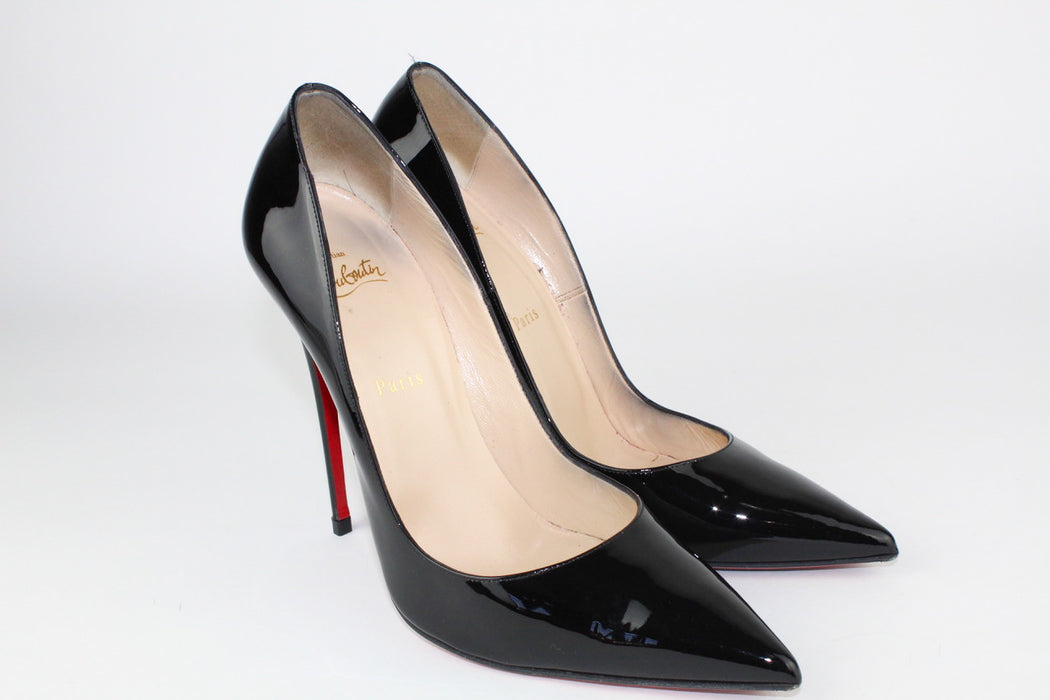 Christian Louboutin Patent So Kate Patent in Black