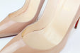Christian Louboutin Patent So Kate in Nude