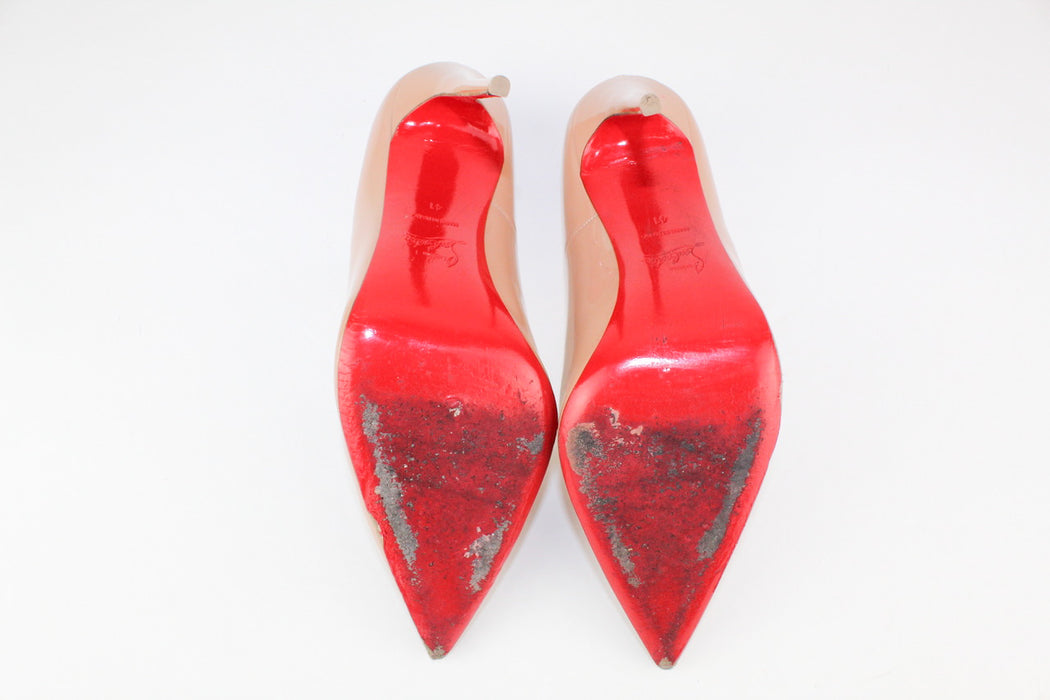 Christian Louboutin Patent So Kate in Nude