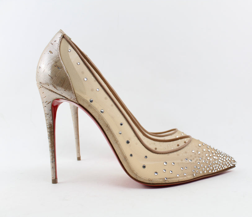 CHRISTIAN LOUBOUTIN FOLLIES STRASS - LuxurySnob