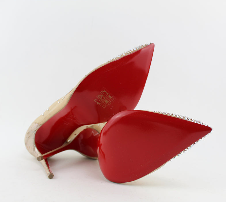 CHRISTIAN LOUBOUTIN FOLLIES STRASS - LuxurySnob