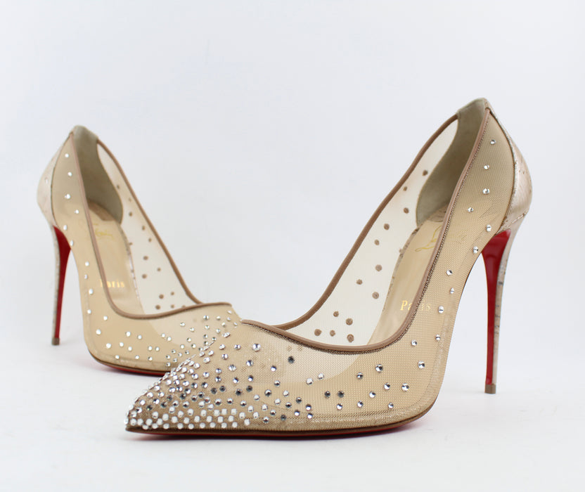 CHRISTIAN LOUBOUTIN FOLLIES STRASS - LuxurySnob