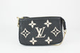 Louis Vuitton Mini Pochette Accessoires in Bicolor Monogram Empreinte Leather