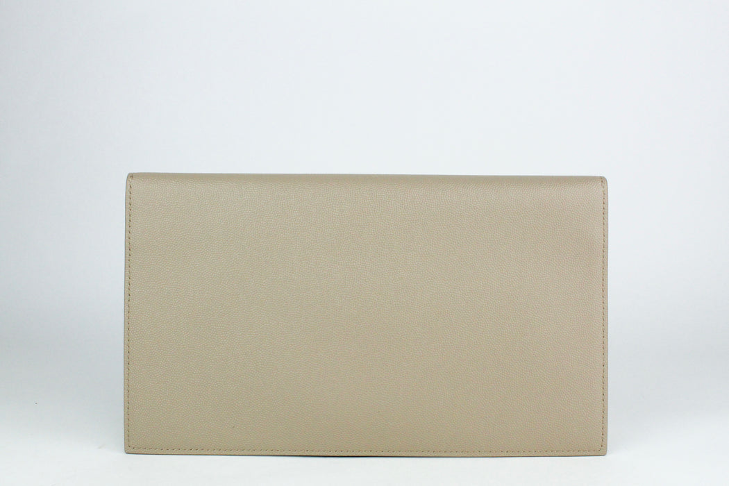 Saint Laurent Uptown Pouch in Blanc Vintage