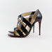 CHRISTIAN LOUBOUTIN BLACK WORLD COPINE 100 SIZE 37 - LuxurySnob