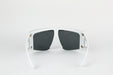 Versace Medusa Icon Shield Sunglasses in White