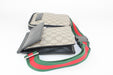 Gucci GG Supreme Double Web Belt Bag