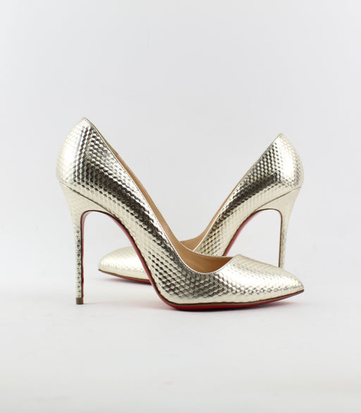 CHRISTIAN LOUBOUTIN CORNEILLE 100 SIZE 37.5 - LuxurySnob