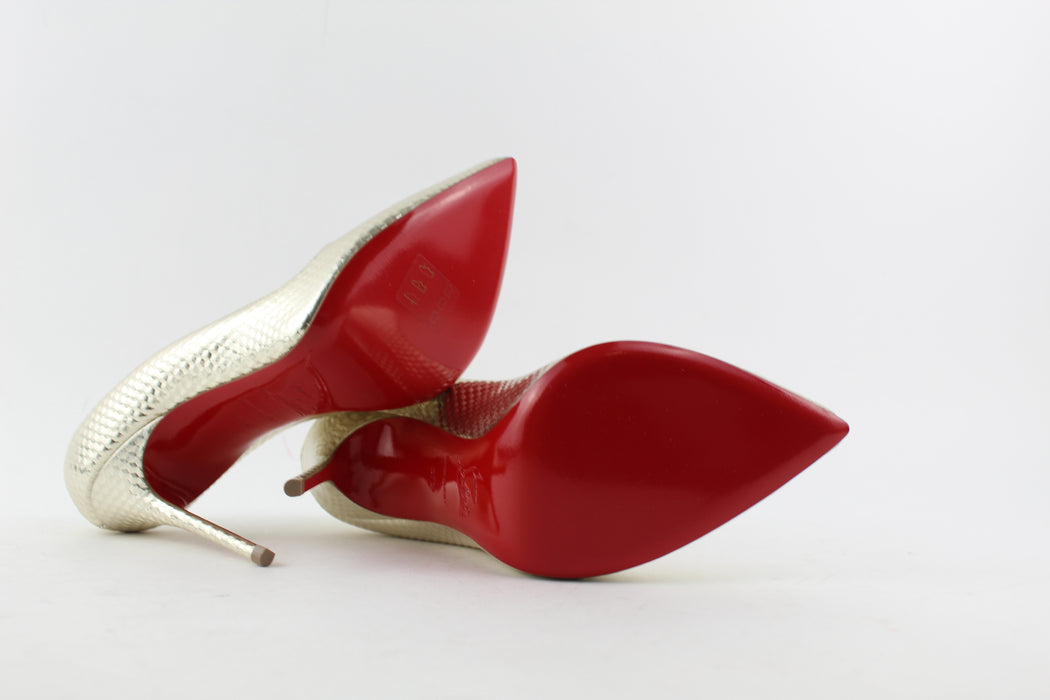CHRISTIAN LOUBOUTIN CORNEILLE 100 SIZE 37.5 - LuxurySnob