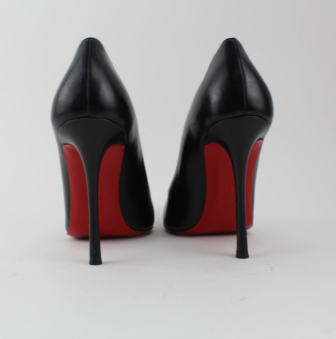 CHRISTIAN LOUBOUTIN TOOT COUVERTE 100MM SIZE 38 - LuxurySnob