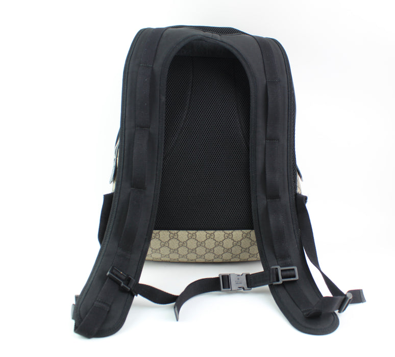 GUCCI GG SUPREME BACKPACK WITH WEB - LuxurySnob