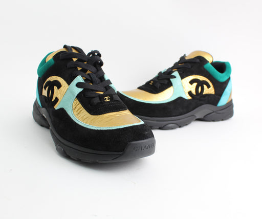 CHANEL CROSS TRAINER SNEAKERS - LuxurySnob