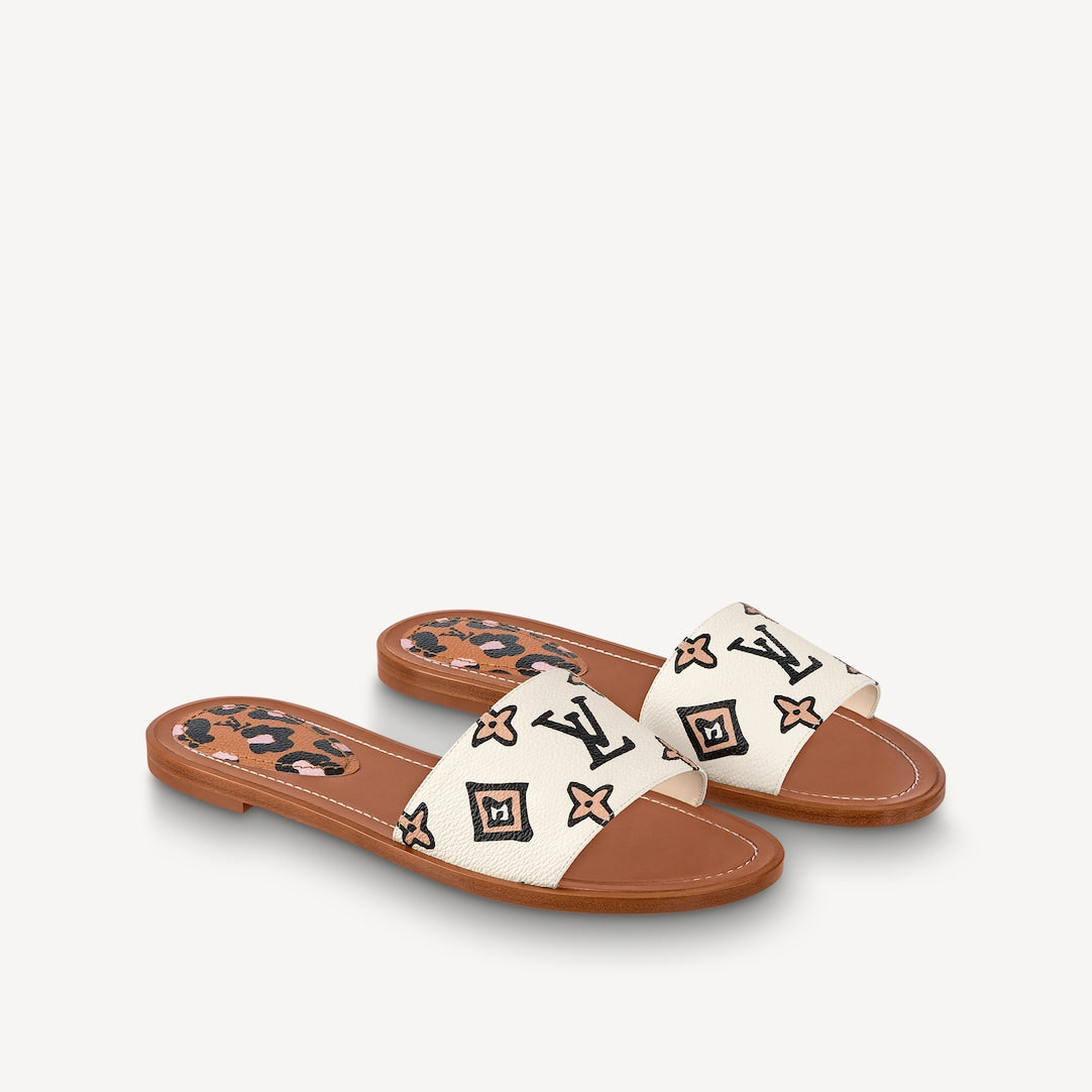 Louis vuitton lock it mule sandals on sale