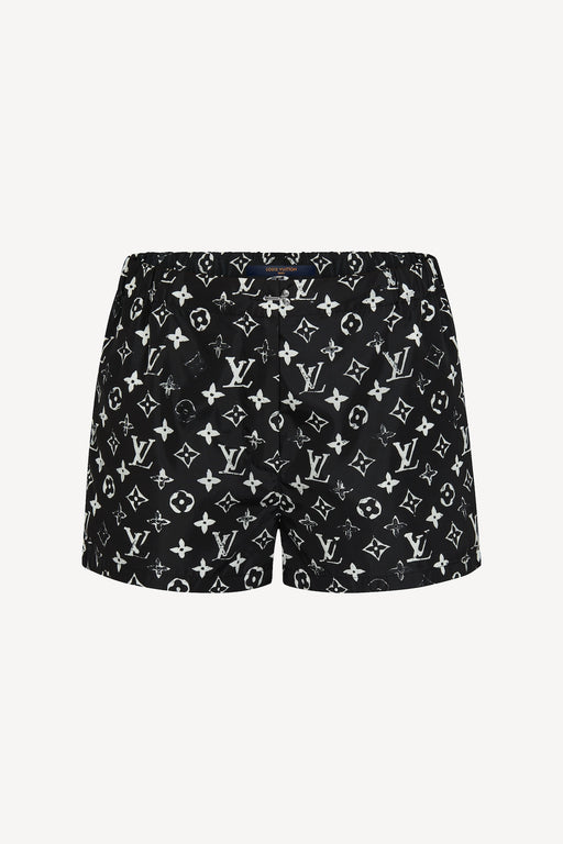 Louis Vuitton Black and White Monogram Short