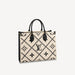 Louis Vuitton Monogram On The Go MM in Cream