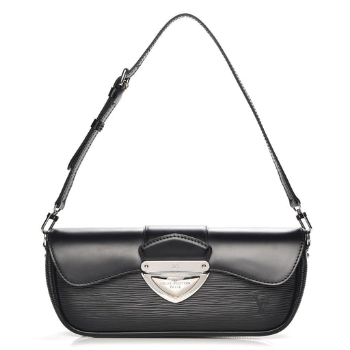 Louis Vuitton Pochette Montaigne in Black Epy Leather