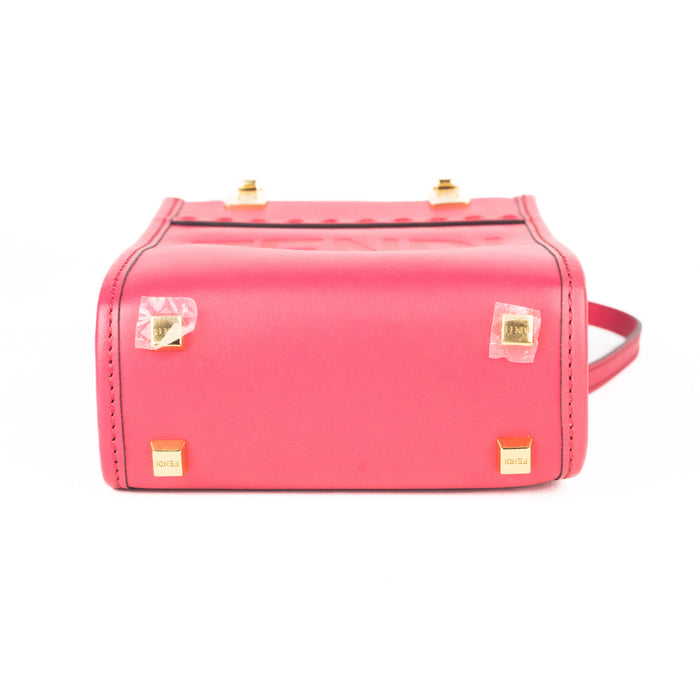 Fendi Mini Sunshine Shopper in Fuchsia