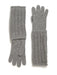 Moncler Light Grey Knit Gloves