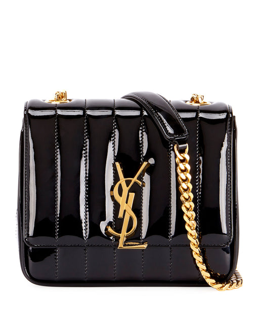 SAINT LAURENT VICKY MONOGRAM SMALL CROSSBODY BAG - LuxurySnob