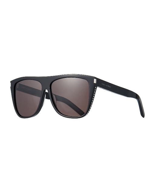 Saint Laurent Acetate Studded Sunglasses