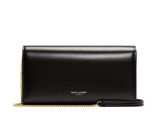 Saint Laurent Paris Chain Wallet in Smooth Leather