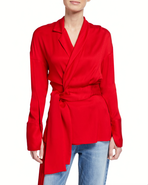 Hellessy Red Tie Top