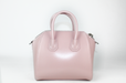 Givenchy Small Antigona Bag in Blush Pink Leather with Tag effect Heart Print