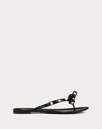 Valentino Rubber Rockstud Thong Sandals