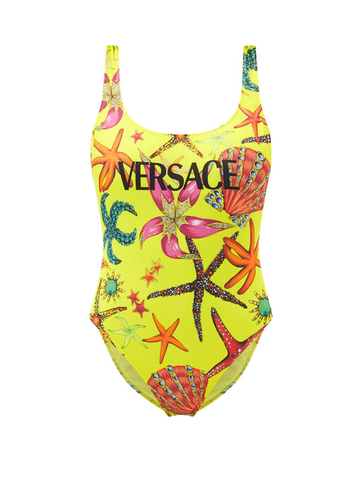 Versace Tresor De La Mer Print Swimsuit