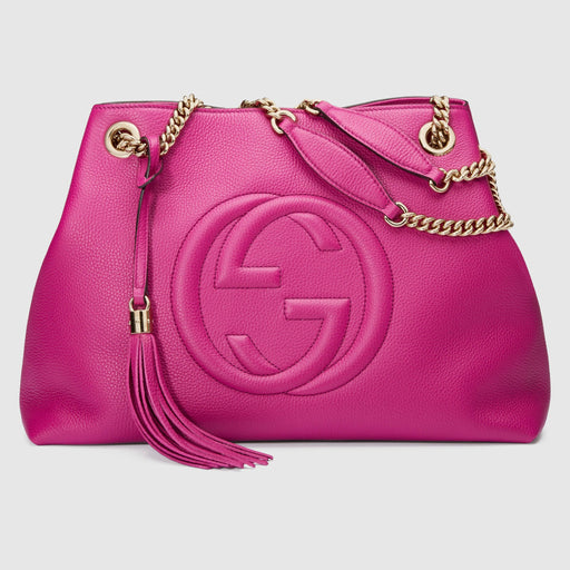 GUCCI SOHO LEATHER SHOULDER BAG